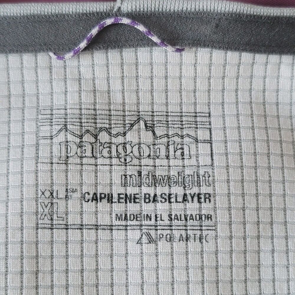 Patagonia Womens Capilene BaseLayer Mid weight Polartec Gray Size XL - Picture 5 of 11